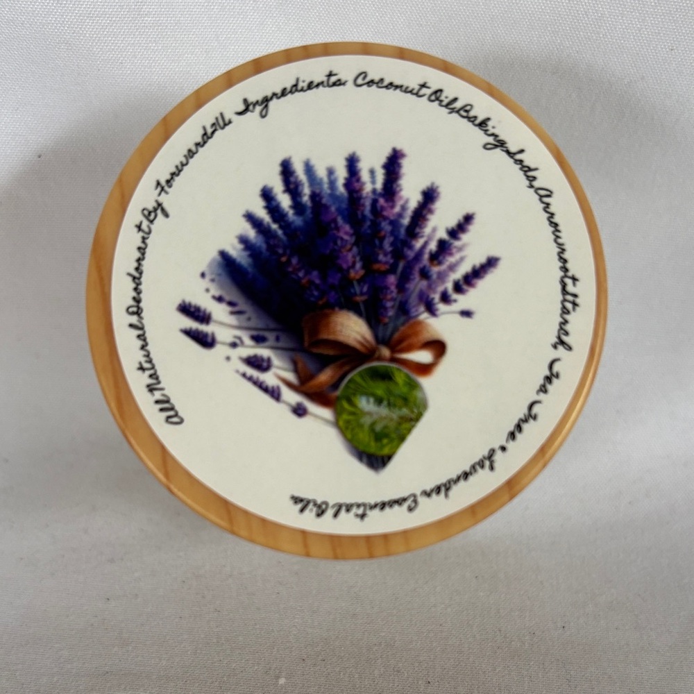 BRAND NEW ALL NATURAL HANDMADE LAVENDER SCENTED DEODORANT - 2.3OZ